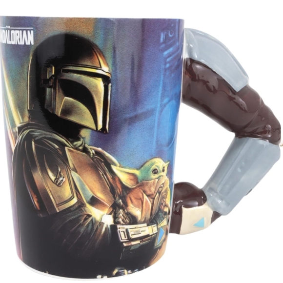Star Wars Mandalorian Arm Mug Coffee Cup with 3D Handle - Picture 3 of 7